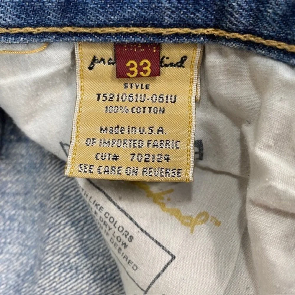7 For All Mankind‎ Relaxed Bootcut Jeans Button Fly Denim Mens Size 33x30